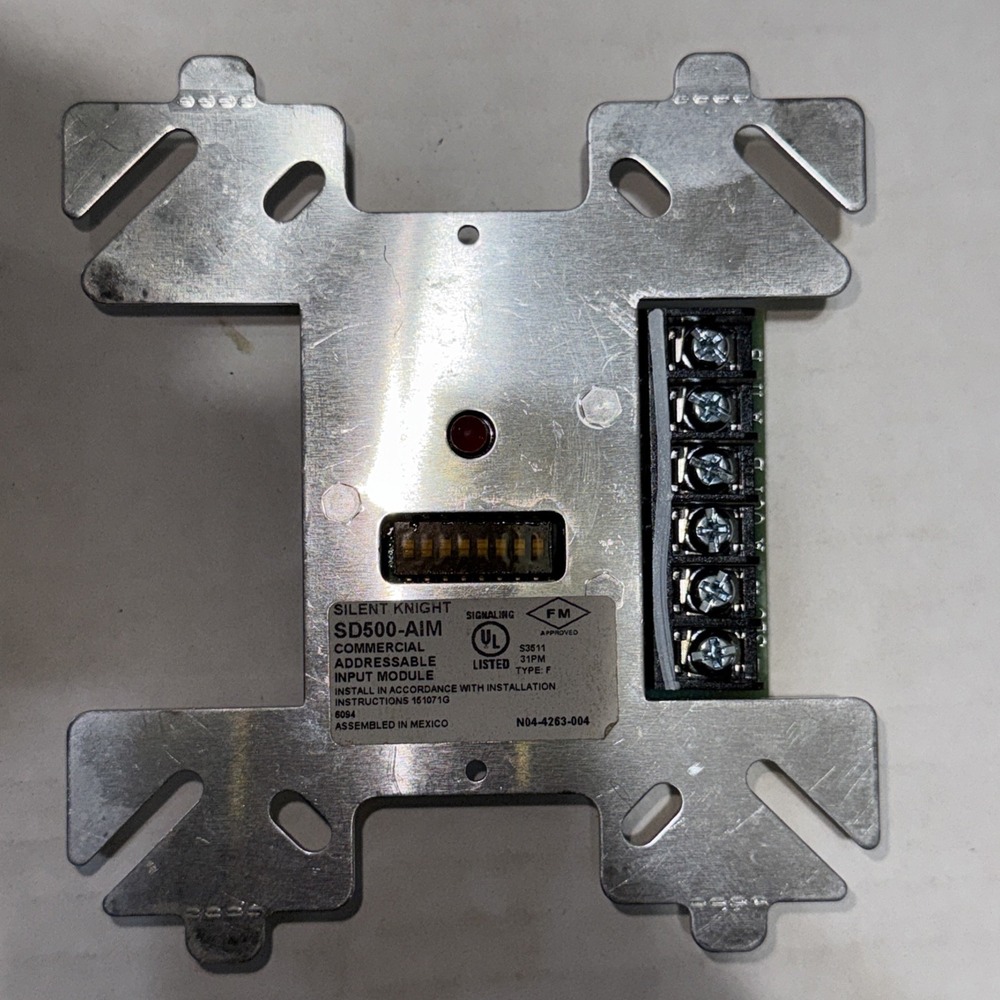 SILENT KNIGHT SD500-AIM ADDRESSABLE INPUT MODULE FOR FIRE ALARM SYSTEM
